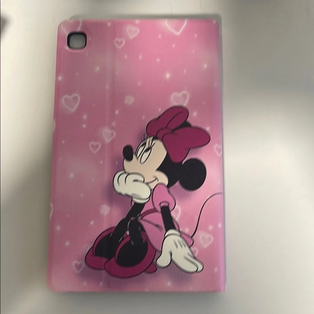 Disney Minnie Mouse Heart Design Tablet Cover - Pink